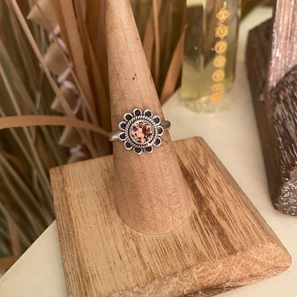 Zandrite Color Change Solid Sterling Silver Ring Size 6